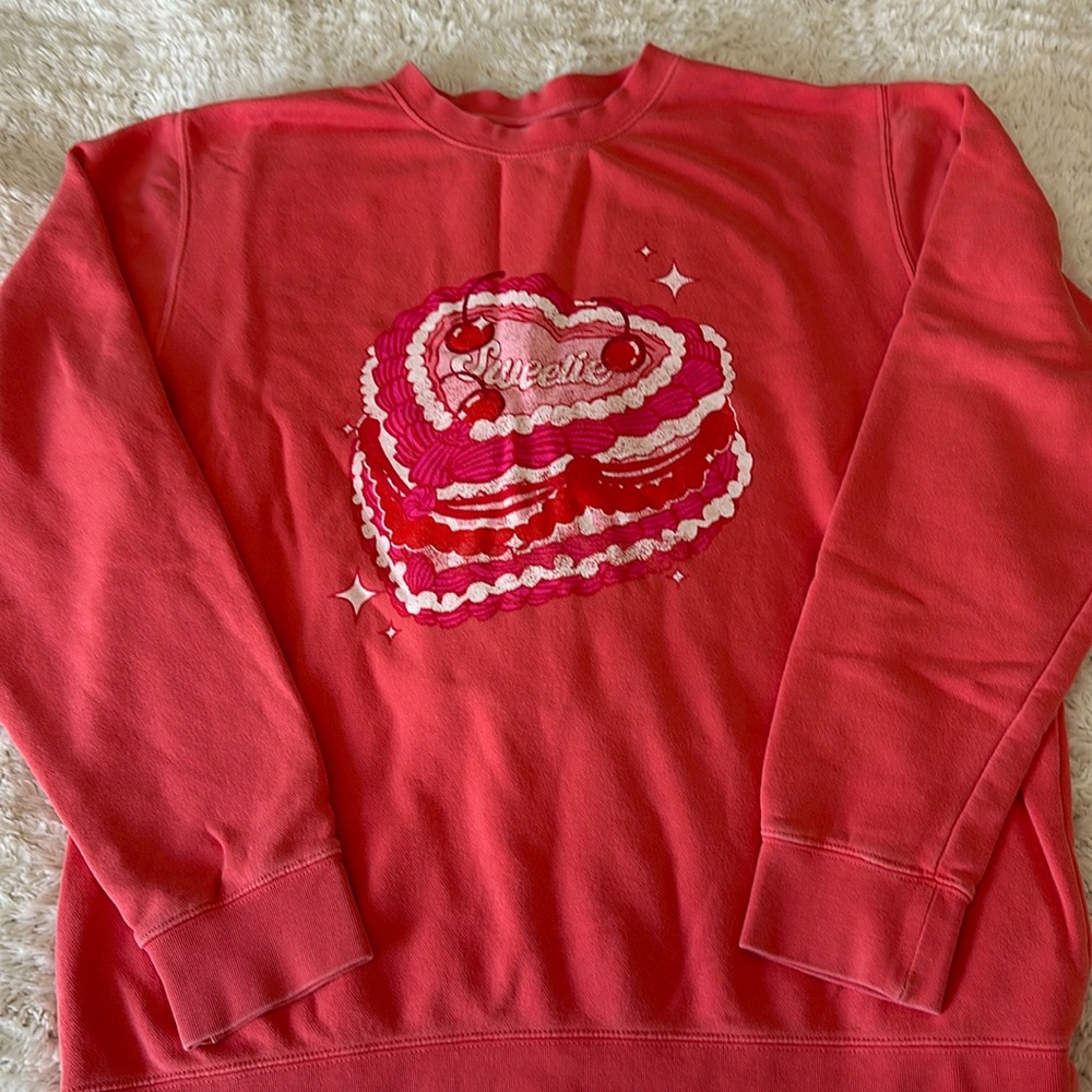 Living fully co - sweetie sweatshirt size medium